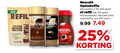 klik op dit plaatje voor een vergroting en voor vergelijkbare aanbiedingen gerelateerd aan ` oploskoffie 25 100 150 200 new pack recharge navulverpakking responsibly sourced coffee less packaging weight us nescafe same taste gold espresso rijk zacht aroma original potten zak pot `  oploskoffie 25 100 150 200 new pack recharge navulverpakking responsibly sourced coffee less packaging weight us nescafe same taste gold espresso rijk zacht aroma original potten zak pot