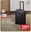 klik op dit plaatje voor een vergroting en voor vergelijkbare aanbiedingen gerelateerd aan ` 30 3jaar live style metal cabin size koffer lock telescoopstang ca. cm inhoud l stuk `  30 3jaar live style metal cabin size koffer lock telescoopstang ca. cm inhoud l stuk