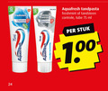 klik op dit plaatje voor een vergroting en voor vergelijkbare aanbiedingen gerelateerd aan ` 24 freshmint controle 75ml aquafresh ml tandpasta tandsteen tube stuk ` 24 freshmint controle 75ml aquafresh ml tandpasta tandsteen tube stuk
