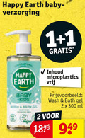 klik op dit plaatje voor een vergroting en voor vergelijkbare aanbiedingen gerelateerd aan ` 1 2 300 happy earth baby verzorging kids wash bath ge inhoud microplastics vrij gel ml ` 1 2 300 happy earth baby verzorging kids wash bath ge inhoud microplastics vrij gel ml