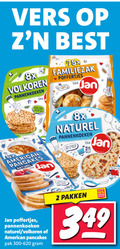 klik op dit plaatje voor een vergroting en voor vergelijkbare aanbiedingen gerelateerd aan ` 2 10 vers best 8x volkoren pannenkoeken rita familiezak poffertjes jan naturel american pancakes pak pakken ` 2 10 vers best 8x volkoren pannenkoeken rita familiezak poffertjes jan naturel american pancakes pak pakken