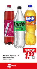 klik op dit plaatje voor een vergroting en voor vergelijkbare aanbiedingen gerelateerd aan ` frisdrank bouquet fernandes cherry sprite zero sugar lemon lime flavours new fanta orange fles liter stuk `  frisdrank bouquet fernandes cherry sprite zero sugar lemon lime flavours new fanta orange fles liter stuk