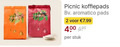klik op dit plaatje voor een vergroting en voor vergelijkbare aanbiedingen gerelateerd aan ` koffiepads 2 400 picnic aromatico pads stuk `  koffiepads 2 400 picnic aromatico pads stuk