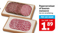 klik op dit plaatje voor een vergroting en voor vergelijkbare aanbiedingen gerelateerd aan ` 100 pepercervelaat boeren metworst versafdeling ` 100 pepercervelaat boeren metworst versafdeling