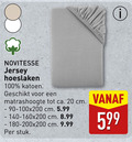 klik op dit plaatje voor een vergroting en voor vergelijkbare aanbiedingen gerelateerd aan ` 20 100 novitesse jersey hoeslaken katoen matrashoogte ca. cm 90-100x200 5.99 stuk ` 20 100 novitesse jersey hoeslaken katoen matrashoogte ca. cm 90-100x200 5.99 stuk