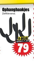 klik op dit plaatje voor een vergroting en voor vergelijkbare aanbiedingen gerelateerd aan ` 3 4 ophanghaakjes zelfklevend delig elders ` 3 4 ophanghaakjes zelfklevend delig elders