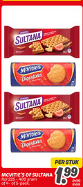 klik op dit plaatje voor een vergroting en voor vergelijkbare aanbiedingen gerelateerd aan ` 5 sultana digestives original 5x crunchers rol pack stuk 1 99 ` 5 sultana digestives original 5x crunchers rol pack stuk 1 99