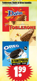 klik op dit plaatje voor een vergroting en voor vergelijkbare aanbiedingen gerelateerd aan ` 3 toblerone daim oreo handijs pak stuks caramel with milk coated da ice cream nougat pieces 3x ` 3 toblerone daim oreo handijs pak stuks caramel with milk coated da ice cream nougat pieces 3x