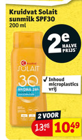 klik op dit plaatje voor een vergroting en voor vergelijkbare aanbiedingen gerelateerd aan ` 2 24 30 200 kruidvat solait sunmilk spf30 ml halve inhoud microplastics hydra vrij ` 2 24 30 200 kruidvat solait sunmilk spf30 ml halve inhoud microplastics hydra vrij