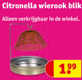 klik op dit plaatje voor een vergroting en voor vergelijkbare aanbiedingen gerelateerd aan ` citronella wierook blik 1 99 ` citronella wierook blik 1 99