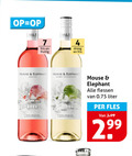 klik op dit plaatje voor een vergroting en voor vergelijkbare aanbiedingen gerelateerd aan ` rose witte wijn 4 7 fris fruitig droog mouse elephant bobal requena macabeo sauvignon blanc flessen liter fles 3.99 ` rose witte wijn 4 7 fris fruitig droog mouse elephant bobal requena macabeo sauvignon blanc flessen liter fles 3.99