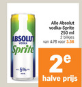 klik op dit plaatje voor een vergroting en voor vergelijkbare aanbiedingen gerelateerd aan ` 2 5 250 absolut vodka sprite ml blikjes halve `  2 5 250 absolut vodka sprite ml blikjes halve