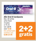 klik op dit plaatje voor een vergroting en voor vergelijkbare aanbiedingen gerelateerd aan ` 1 2 4 oral b tandpasta 3d white artic fresh tubes ml varieeren prouve vitalize des taches apres `  1 2 4 oral b tandpasta 3d white artic fresh tubes ml varieeren prouve vitalize des taches apres