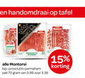 klik op dit plaatje voor een vergroting en voor vergelijkbare aanbiedingen gerelateerd aan ` 15 50 handomdraai tafel parma prosciutto parmaham pak 3.99 `  15 50 handomdraai tafel parma prosciutto parmaham pak 3.99