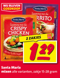 klik op dit plaatje voor een vergroting en voor vergelijkbare aanbiedingen gerelateerd aan ` 2 10 santa maria seasoning mix for crispy chicken zakjes mixen zakje ` 2 10 santa maria seasoning mix for crispy chicken zakjes mixen zakje
