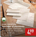 klik op dit plaatje voor een vergroting en voor vergelijkbare aanbiedingen gerelateerd aan ` 100 home creation tafelloper placemats katoen ca. cm 2x stuk ` 100 home creation tafelloper placemats katoen ca. cm 2x stuk