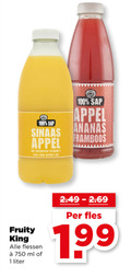 klik op dit plaatje voor een vergroting en voor vergelijkbare aanbiedingen gerelateerd aan ` 1 100 750 sap appel sinaas vitamine puur geperst ananas framboos fruity king flessen ml liter fles ` 1 100 750 sap appel sinaas vitamine puur geperst ananas framboos fruity king flessen ml liter fles