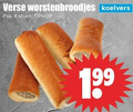 klik op dit plaatje voor een vergroting en voor vergelijkbare aanbiedingen gerelateerd aan ` 4 verse worstenbroodjes pak stuks ` 4 verse worstenbroodjes pak stuks
