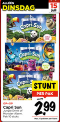 klik op dit plaatje voor een vergroting en voor vergelijkbare aanbiedingen gerelateerd aan ` 6 10 15 capri sun jungle drink monster alarm pak pakken stuks ` 6 10 15 capri sun jungle drink monster alarm pak pakken stuks