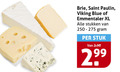 klik op dit plaatje voor een vergroting en voor vergelijkbare aanbiedingen gerelateerd aan ` brie saint paulin viking blue emmentaler xl stukken 250-275 stuk `  brie saint paulin viking blue emmentaler xl stukken 250-275 stuk