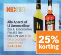 klik op dit plaatje voor een vergroting en voor vergelijkbare aanbiedingen gerelateerd aan ` 25 nix18 aperol fles liter varieeren ` 25 nix18 aperol fles liter varieeren
