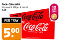 klik op dit plaatje voor een vergroting en voor vergelijkbare aanbiedingen gerelateerd aan ` cola 10 12 150 coca mini tray blikjes ml 00 50 original taste refreshing cent ` cola 10 12 150 coca mini tray blikjes ml 00 50 original taste refreshing cent
