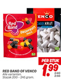 klik op dit plaatje voor een vergroting en voor vergelijkbare aanbiedingen gerelateerd aan ` red band dropfruit schoolkrijt zoet venco stazak stuk ` red band dropfruit schoolkrijt zoet venco stazak stuk