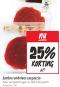 klik op dit plaatje voor een vergroting en voor vergelijkbare aanbiedingen gerelateerd aan ` 25 seizoen jumbo carpaccio bbq rundvlees actieprijs ` 25 seizoen jumbo carpaccio bbq rundvlees actieprijs