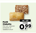 klik op dit plaatje voor een vergroting en voor vergelijkbare aanbiedingen gerelateerd aan ` 2 ciabatta mini wit volkoren pompoen waldkorn bruin stuks ` 2 ciabatta mini wit volkoren pompoen waldkorn bruin stuks
