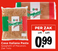 klik op dit plaatje voor een vergroting en voor vergelijkbare aanbiedingen gerelateerd aan ` 1 macaroni spaghetti casa italiana pasta zak kilo `  1 macaroni spaghetti casa italiana pasta zak kilo