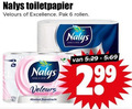 klik op dit plaatje voor een vergroting en voor vergelijkbare aanbiedingen gerelateerd aan ` toiletpapier 6 nalys velours excellence pak rollen fluweelzacht `  toiletpapier 6 nalys velours excellence pak rollen fluweelzacht
