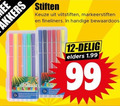 klik op dit plaatje voor een vergroting en voor vergelijkbare aanbiedingen gerelateerd aan ` 12 99 pakkers stiften viltstiften markeerstiften fineliners bewaardoos 12x delig elders ` 12 99 pakkers stiften viltstiften markeerstiften fineliners bewaardoos 12x delig elders