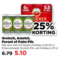 klik op dit plaatje voor een vergroting en voor vergelijkbare aanbiedingen gerelateerd aan ` blikjes bier 6 25 33 6x 330ml amstel grolsch pilsner peroni palm pils `  blikjes bier 6 25 33 6x 330ml amstel grolsch pilsner peroni palm pils