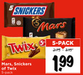 klik op dit plaatje voor een vergroting en voor vergelijkbare aanbiedingen gerelateerd aan ` chocoladerepen 5 snickers twix mars pack `  chocoladerepen 5 snickers twix mars pack