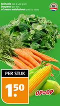 klik op dit plaatje voor een vergroting en voor vergelijkbare aanbiedingen gerelateerd aan ` 2 150 450 spinazie zak bospeen bos verse maiskolven pak stuks nl bodem stuk ` 2 150 450 spinazie zak bospeen bos verse maiskolven pak stuks nl bodem stuk