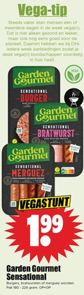 klik op dit plaatje voor een vergroting en voor vergelijkbare aanbiedingen gerelateerd aan ` 180 vega tip eten meerdere dagen week gezond planeet daarom huis haalt garden gourmet sensational with high soy protein flavors merguez andalusia natural juicy nutri score burgers worsten pak `  180 vega tip eten meerdere dagen week gezond planeet daarom huis haalt garden gourmet sensational with high soy protein flavors merguez andalusia natural juicy nutri score burgers worsten pak