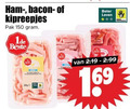 klik op dit plaatje voor een vergroting en voor vergelijkbare aanbiedingen gerelateerd aan ` 150 bacon kipreepjes pak beter leven ` 150 bacon kipreepjes pak beter leven