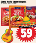 klik op dit plaatje voor een vergroting en voor vergelijkbare aanbiedingen gerelateerd aan ` 25 50 santa maria seasoningmix zakje seasoning origin mix for crispy chicken medium time tortilla fa kip pour 28gram ` 25 50 santa maria seasoningmix zakje seasoning origin mix for crispy chicken medium time tortilla fa kip pour 28gram
