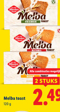 klik op dit plaatje voor een vergroting en voor vergelijkbare aanbiedingen gerelateerd aan ` 2 120 der meulen melba volkoren toast naturel combinaties sesam stuks ` 2 120 der meulen melba volkoren toast naturel combinaties sesam stuks