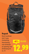 klik op dit plaatje voor een vergroting en voor vergelijkbare aanbiedingen gerelateerd aan ` 2 31 crivit rugzak hoofdvak weg ritssluiting voorziening opening drinkslang ca. ` 2 31 crivit rugzak hoofdvak weg ritssluiting voorziening opening drinkslang ca.