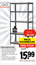 klik op dit plaatje voor een vergroting en voor vergelijkbare aanbiedingen gerelateerd aan ` voorraadrek 4 5 40 90 180 opbergstelling teren schroeven legplanken maximaal belastbaar vermogen kilo hoogte cm diepte breedte kleuren zwart grijs bol.com doorbraak stuk 15 99 stuks `  voorraadrek 4 5 40 90 180 opbergstelling teren schroeven legplanken maximaal belastbaar vermogen kilo hoogte cm diepte breedte kleuren zwart grijs bol.com doorbraak stuk 15 99 stuks