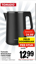 klik op dit plaatje voor een vergroting en voor vergelijkbare aanbiedingen gerelateerd aan ` waterkoker 2 tomado dubbelwandig inhoud liter vermogen watt doorbraak stuk stuks `  waterkoker 2 tomado dubbelwandig inhoud liter vermogen watt doorbraak stuk stuks