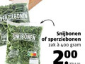 klik op dit plaatje voor een vergroting en voor vergelijkbare aanbiedingen gerelateerd aan ` snijbonen sperziebonen 400 zak ` snijbonen sperziebonen 400 zak