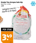 klik op dit plaatje voor een vergroting en voor vergelijkbare aanbiedingen gerelateerd aan ` 6 granja tres kip ca. 1.1 kilo 3.99 diepvries slagerij stuk pollo extend chicken without 100g ` 6 granja tres kip ca. 1.1 kilo 3.99 diepvries slagerij stuk pollo extend chicken without 100g