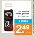 klik op dit plaatje voor een vergroting en voor vergelijkbare aanbiedingen gerelateerd aan ` 1 2 20 melkunie protein chocolate flavoured shake artificial flavours gekoeld m.u.v food to go stuks combinatie ` 1 2 20 melkunie protein chocolate flavoured shake artificial flavours gekoeld m.u.v food to go stuks combinatie