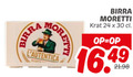 klik op dit plaatje voor een vergroting en voor vergelijkbare aanbiedingen gerelateerd aan ` krat bier 24 30 moretti ` krat bier 24 30 moretti