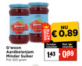 klik op dit plaatje voor een vergroting en voor vergelijkbare aanbiedingen gerelateerd aan ` jam 320 gwoon aardbeienjam minder suiker pot voucher ` jam 320 gwoon aardbeienjam minder suiker pot voucher