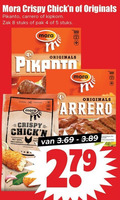 klik op dit plaatje voor een vergroting en voor vergelijkbare aanbiedingen gerelateerd aan ` 4 5 8 100 279 mora crispy originals pikanto carrero kipkorn zak stuks pak 4x kipfilet filet ` 4 5 8 100 279 mora crispy originals pikanto carrero kipkorn zak stuks pak 4x kipfilet filet