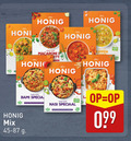 klik op dit plaatje voor een vergroting en voor vergelijkbare aanbiedingen gerelateerd aan ` maaltijdmix 14 1867 honing honig 06 basis macaroni kippen bami nasi mix achterzijde `  maaltijdmix 14 1867 honing honig 06 basis macaroni kippen bami nasi mix achterzijde