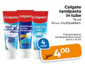 klik op dit plaatje voor een vergroting en voor vergelijkbare aanbiedingen gerelateerd aan ` tandpasta 4 colgate triple action fresh caries protection gel tube ml multipakken blue 00 ` tandpasta 4 colgate triple action fresh caries protection gel tube ml multipakken blue 00